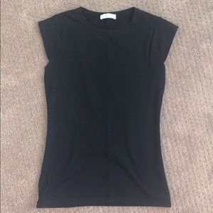 Basic Fitted Black Tshirt